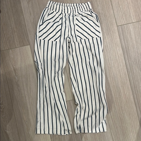 Zara Kids Striped Sweatpants - White and Black - Picture 1 of 4